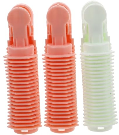 STOBAZA 3 Pinzas para Cabello Corto de Plástico para Volumen la Base, Accesorios para Peinado Efecto Esponjoso y Clips para Flequillo en Pack de 3 Unidades