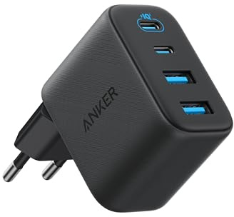 Anker Zolo Chargeur USB C, Adaptateur Mural 4 Ports avec Sortie 50W Max, 2 Ports USB-C et 2 Ports USB-A, Compact et Stable, pour iPhone 17/16, MacBook, iPad, Pixel, Galaxy, et Plus (Câble Non Inclus)
