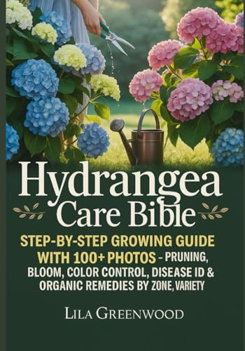 Hydrangea Care Bible: Step-by-Step Growing Guide with 100+ Photos – Pruning, Bloom, Color Control, Disease ID & Organic Remedies by Zone, Variety