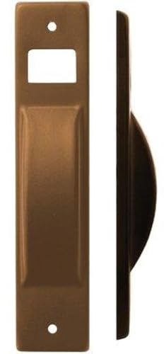 5PZ PLACCA AVVOLGITORE A SEMINCASSO ACCIAIO VERNICIATA BRONZO MM 40X195