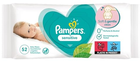 Pampers Sensibile Salviette Per Neonati Salviettine - 52 Salviette