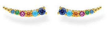 Thomas Sabo Boucles d'oreilles grimpeur d'oreille pierres blanches Argent Massif 925 H2158