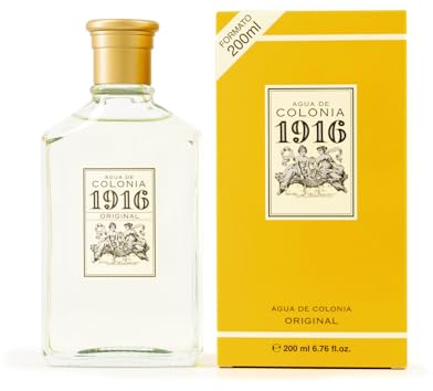 1916 - Original, Eau de Cologne pour homme et femme, 200 ml, Parfum unisexe, Eau de toilette pour homme et femme, Parfum d'agrumes et de fleurs, Arôme longue durée
