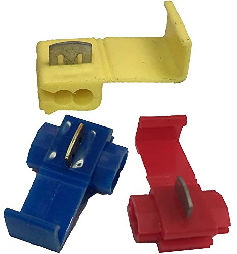Scotch Lock Wire Connectors Quick Splice Terminals Crimp Electrical (Yellow)