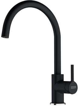 Franke 115.0626.020 Küchenarmatur Lina J, Onyx, Festauslauf