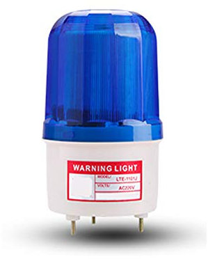 Luz de advertencia giratoria, 12 V, 24 V, 220 V, luz LED LTE1101J, lámpara de señal de advertencia de emergencia IP45, con sonido para coche, camión, taller