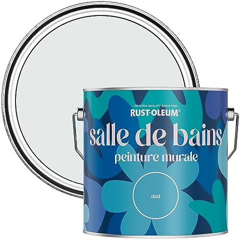 Rust-Oleum Grey Water-Resistant Bathroom Wall & Ceiling Paint - Monaco Mist 2.5L