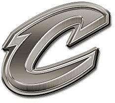 NBA Rico Industries Cleveland Cavaliers Antique Auto Emblem Antique Nickel Auto Emblem for Car/Truck/SUV