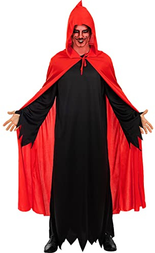 Funidelia | Umhänge für Herren und Damen Halloween, Horror, Vampire, Lustige & Ausgefallene - Zubehör für Erwachsene, Zubehör für Kostüm
