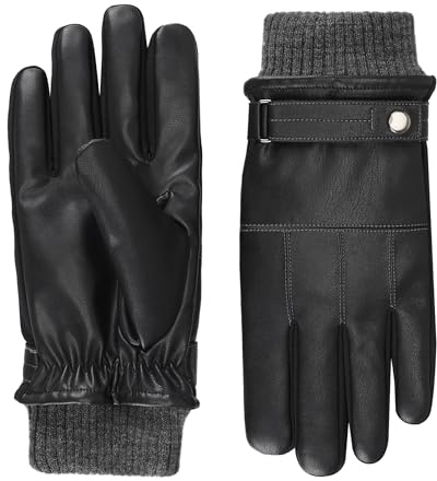 SLEEKHEAT STRETCH FAUX LEATHER W/KNIT CUFF