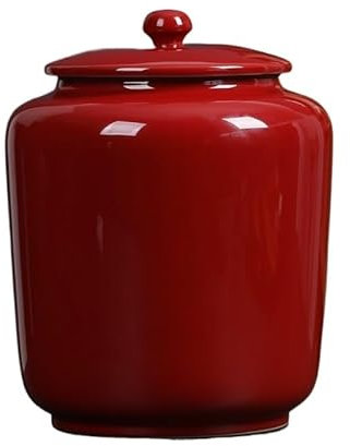 Caddy de Té Lata de té grande, tanque de almacenamiento de cerámica, caja de té Caddy, tarro sellado, contenedor de té, organizador, caja de almacenamiento, lata de té para Almacenamiento de Cocina Té
