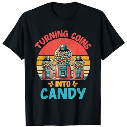 Funny Gumball Machine Vending Machine Bubblegum Gum Machines T-Shirt