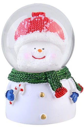 MOLUCKFU 1stück Weihnachtsdeko Mit Licht Resin Kugel Dekorative Tischdeko Für Weihnachten Festliche Ornamente Für Drinnen Und Draußen Perfektes