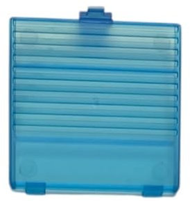 Game Boy Classic DMG-01 Batterieabdeckung/Battery Cover / 7 Farben/Ersatzdeckel für Batteriefach (Blau Transparent)