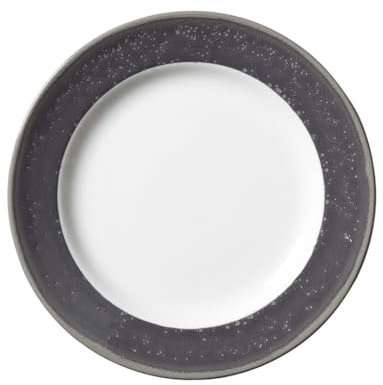 We Can Source It Revolution Edge Granite Harmony Plate 20.25cm (8) Box of 12 Porcelain Plates Ideal for Starters Desserts and Small Servings Durable Granite Finish Microwave and Dishwasher Safe