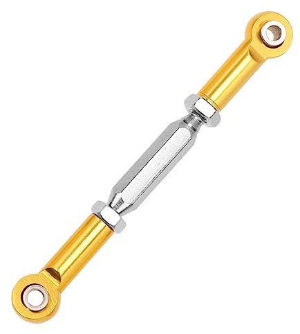 Kisangel 6pcs Aluminum Alloy Rc Car Accessories Extending Pole Tension Rods for Rc Turnbuckle Rod Linkage