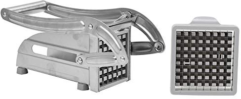 Wakects French Frises Cutter, Machine Coupée en Acier Inoxydable, Facile à Utiliser avec des Lames en Acier Inoxydable, Sûre et Stable, Non Toxique, Idéale pour les Cuisines, les Restaurants de