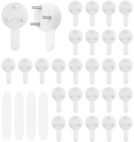 120pcs Non-Trace Picture Hooks for Hard Walls, Picture Hanging Kit with Nail Holder, Frames Hooks for Hanging Picture on Lime,Plasterboard, Drywall, Latex Wall