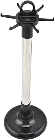 Nuiorfty Soporte Giratorio para Utensilios con 6 Ganchos Soporte para Utensilios de Acero Inoxidable Colgador de Cocina de 16 5x5 1 Pulgadas Acero Inoxidable fácil de Limpiar para Cocina