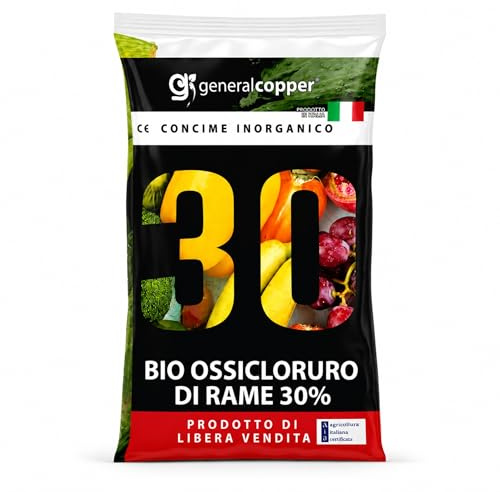 Bio Ossicloruro di Rame 30% – Concime Inorganico Rameico per Agricoltura Biologica, General Copper