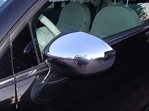 autoSHOP Coppia Calotte specchietti cromati Lucide per 500 Grande Punto