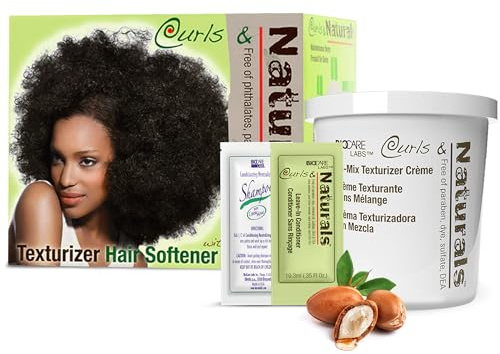 Biocare curls & naturals texturizer hair softner kit