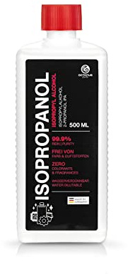 500 ml Reiniger Alkohol -Isopropanol 99,9% Isopropylalkohol 2-Propanol IPA, das Allroundreinigungsmittel zum Entfetten