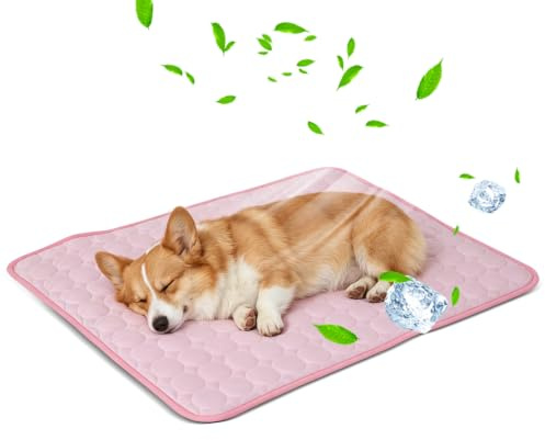 PETCUTE Tapis de Refroidissement pour Chien Coussin Refroidissement pour Animaux domestiques Coussin rafraîchissant Tapis rafraîchissant de Chats