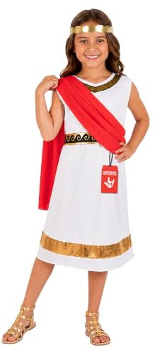 Fun Shack Costume Dea Greca Bambina, Costume Halloween Bambina, L