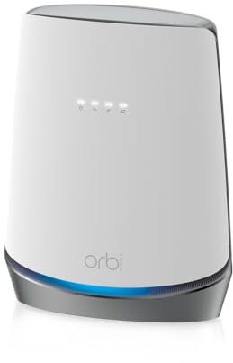NETGEAR Orbi WiFi 6 Router mit DOCSIS 3.1 eingebautem Kabelmodem (CBR750) - Kabelmodem Router | deckt bis zu 2.500 m² ab 40 Geräten | AX4200 (bis zu 4,2 Gbit/s)