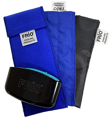 FRIO Borsa termica per 1 penna Blu | con tasca interna in nylon | con MySharps per aghi usati