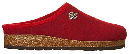 Grunland Pantofola Donna Feltro con Plantare in Sughero, Love, Eu 41
