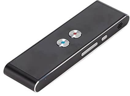 Bewinner Sofortiges Sprachübersetzergerät, Intelligenter Bluetooth Sprachübersetzer, Tragbarer Übersetzer, Unterstützt 40 Sprachen für das Lernen von Unternehmen Im Ausland(Schwarz)