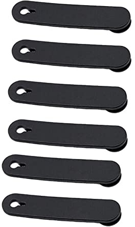 Aublinto 6 Stück Auto Kabelbinder,Motorrad Kabelbinder Gummi Kupplungs Gaszug Kabelbaum Befestigungsgurte Wiederverwendbare Kabelbinder Universal Kabelbinder für Motorrad Auto Netzteil