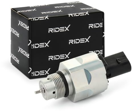 RIDEX 3996P0059 Válvula control presión Common Rail System Regulador de presión de combustible compatible con VW Polo V Hatchback 6R1, 6C1 GOLF VI 5K1 Passat B6 Variant 3C5 Passat B6 Sedán 3C2