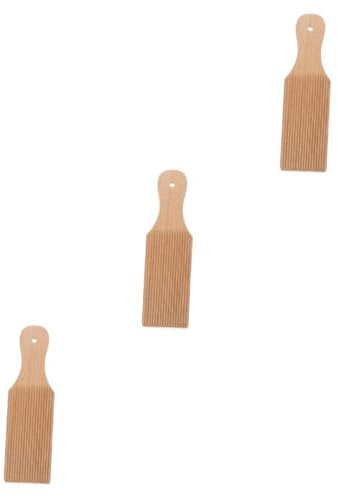 COLLBATH 3 Stücke Pasta Maker Boards Set Holz Pasta Werkzeuge Tragen-beständig Pasta