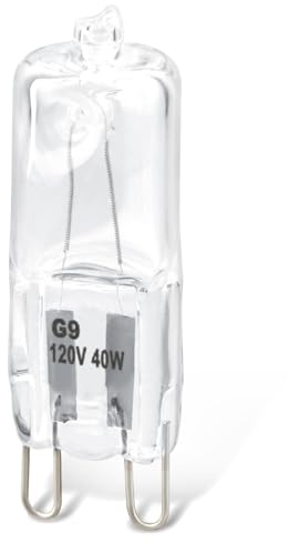 Urnqowuy WB25T10102 Lamp Halogen Bulb G9 Fit for Ge Electrolux Hotpoint Kenmore Sears Wall Ovens and Ranges, 120V 40W, Replace AP5790879 3025992 PS8754479