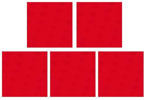 Nastro adesivo biadesivo, impermeabile, multifunzionale, per fissaggio auto, casa, ufficio, metallo, vetro, alluminio, decorazione, in 5952 (5 Piece 100 x 100mm)
