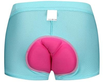 TUOYDJA Cuissard,Cycliste Short de Cyclisme rembourré 3D for Femme, Short de Descente, sous-vêtements de vélo, Cyclisme, sous-vêtements de vélo(Blue,M)