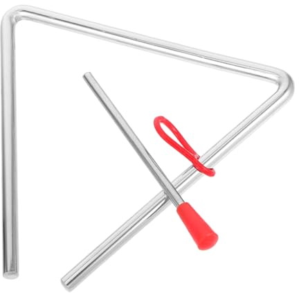 Abaodam Triangelinstrument mit Schlägel für Kleinkinder Rhythmus-handpercussion-werkzeug aus Musikinstrumenten für Zuhause Klassenzimmer und Musikunterricht