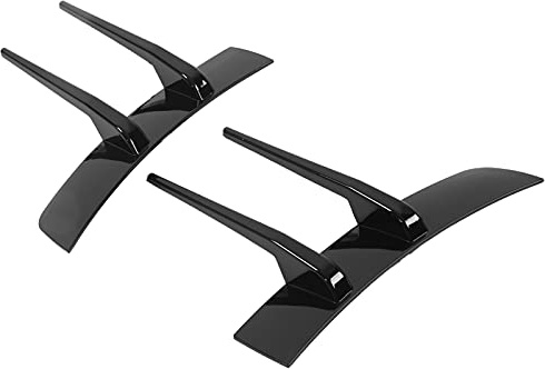 Wakects Spoiler del Paraurti Anteriore dell'auto, Nero Lucido, Facile Installare, Aspetto di Lusso, per la Classe AMG di Classe A W177 AMG Line 2018+, con Candela per Body Spoiler, Diffusore Aria