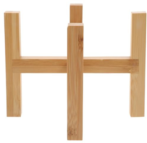 DIYEAH Supporto per Piante in Legno di Media Portavaso da Interno ed Esterno Alzata per Vasi con Forte capacità di Carico Design Moderno ed Elegante per Proteggere Pavimento