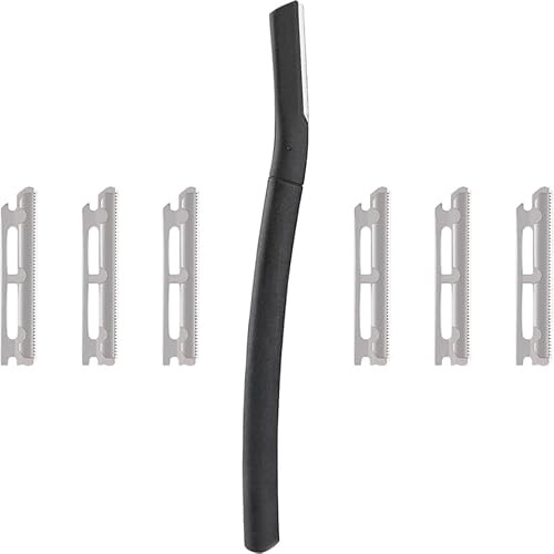 Gatuida Rasoi per Sopracciglia in Acciaio Inox Set di Lame Sostituibili e Custodia Leggera, per Modellare Peli del Viso e Corpo in Occasioni Speciali come Compleanni