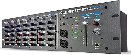 Alesis MultiMix 10 Wireless Mixeur de Studio 10 voies en rack 19 avec Bluetooth