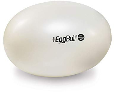 PEZZI Eggball Maxafe Gymnastikball | Eiförmiger Gymnastikball für stabileres Sitzen, Rücken- und Beckenbodentraining, latexfrei