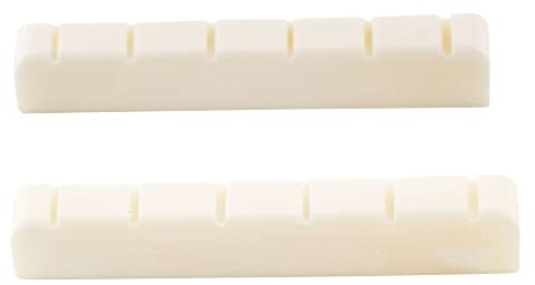 Musiclily Skårad översadel Ben Nut för 6 Strängar Klassisk Gitarr, DJ-03 52x6x9 mm (2 st)