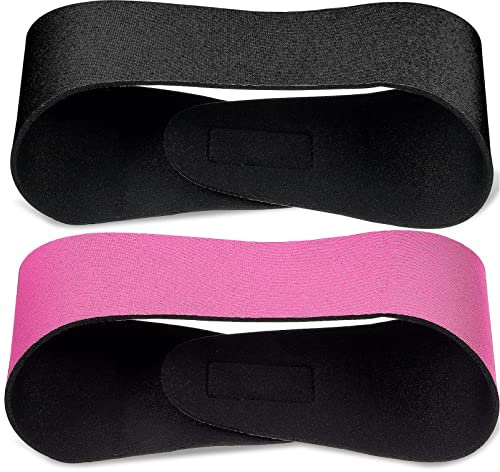 TOYANDONA 2 Pcs Ear Protection Headband Sport Headband Ear Band Swim Headband Bath Headbands Protector Ear Band Swimming Ear Covers Ear Bands Swimming Ear Headbands Safety Rubber