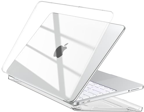 EooCoo Compatibile con Cover 2026 Apple MacBook Neo da 13 Pollici, Mac Laptop A3404 con Chip A18 Pro e Display Liquid Retina da 13, Plastica a Custodia, Superficie Liscia - Cristallo Trasparente