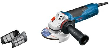 Bosch Professional Winkelschleifer GWS 19-125 CI (inkl. Staubschutzfilter, Aufnahmeflansch, Spannmutter, Schutzhaube, Zweilochschlüssel, Zusatzhandgriff)