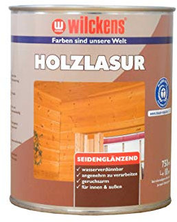Holzlasur LF ca. 10 m² Farblos Lasur Holzbeschichtung 750 ml Innen Außen Wickens